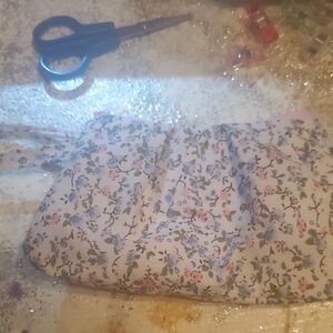 Floral Cosmetic Bag